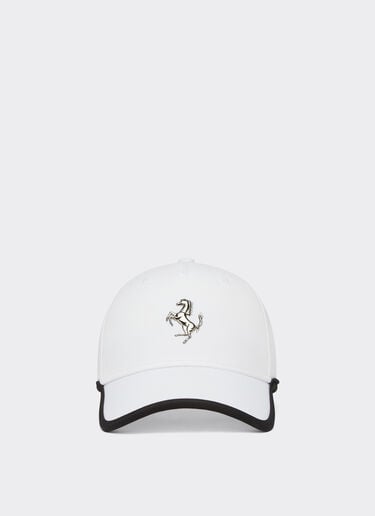 Baseball cap with metal prancing horse Ferrari Baseball cap with metal prancing horse Optical White 20815f