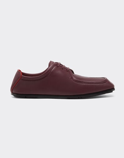 Ferrari Leather derby shoe Mahogany 49159f