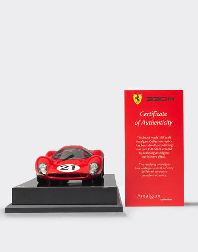 Ferrari Ferrari 330 P4 model in 1:18 scale Red L7588f