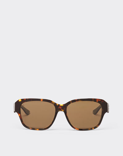 Ferrari Ferrari sunglasses in tortoiseshell yellow acetate with polarised brown lenses Yellow LA02Vf