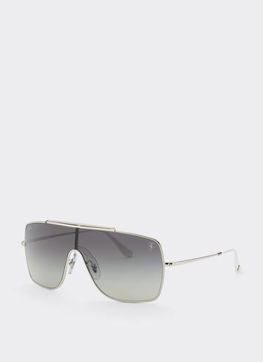 Ferrari Ray-Ban für Scuderia Ferrari RB3697MF in Metall mit grau verlaufenden Gläsern Dunkelgrau F1510f