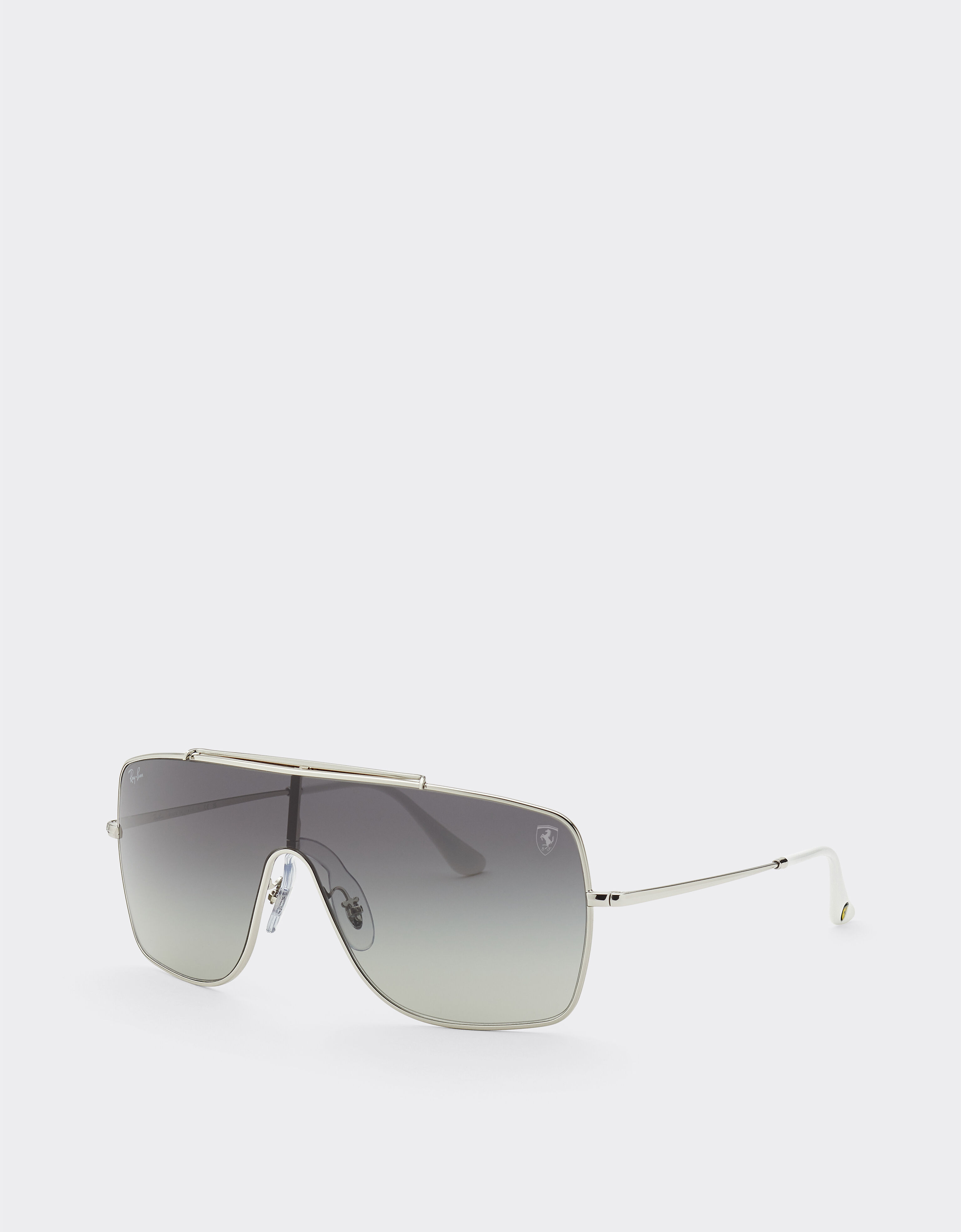 Ferrari Ray-Ban für Scuderia Ferrari RB3697MF in Metall mit grau verlaufenden Gläsern Dunkelgrau F1510f