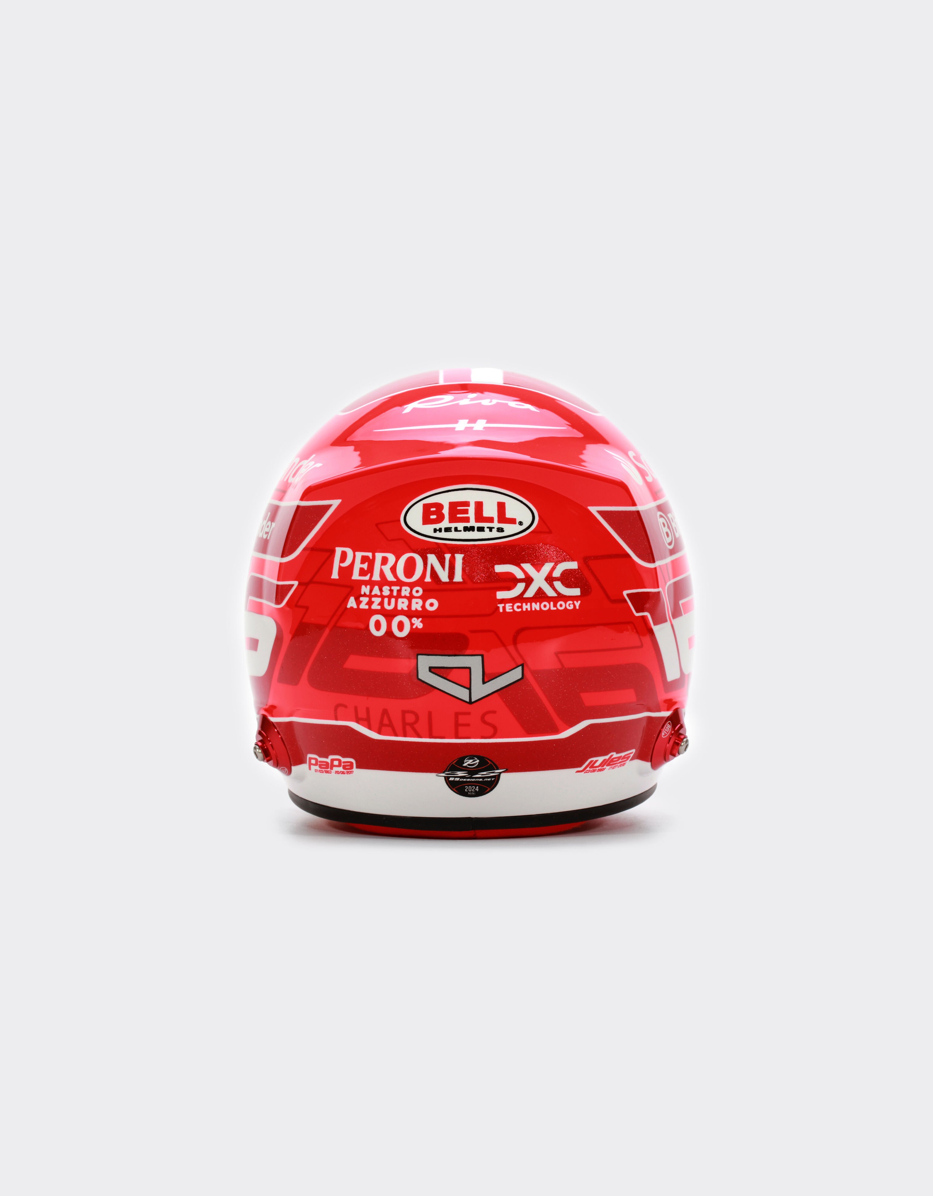 Ferrari 2024 Charles Leclerc mini helmet in 1:2 scale Red F1344f