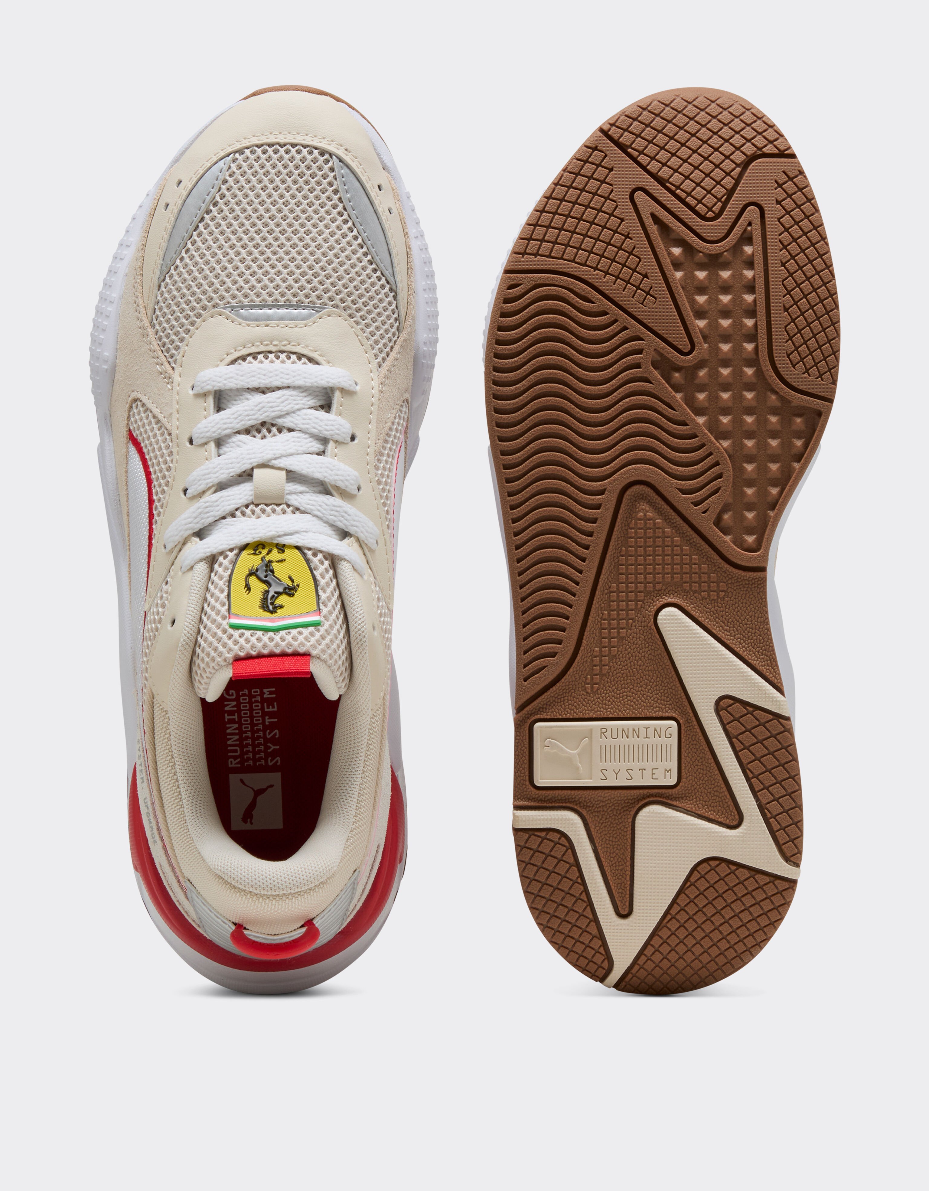 Ferrari Puma Sneaker for Scuderia Ferrari RS-X Optical White LA0B3f
