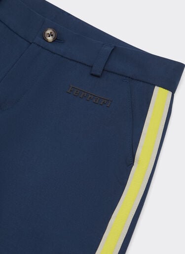 Pantalones pantalones cortos de gabardina de algodón Ferrari Pantalones pantalones cortos de gabardina de algodón Navy 22336fK