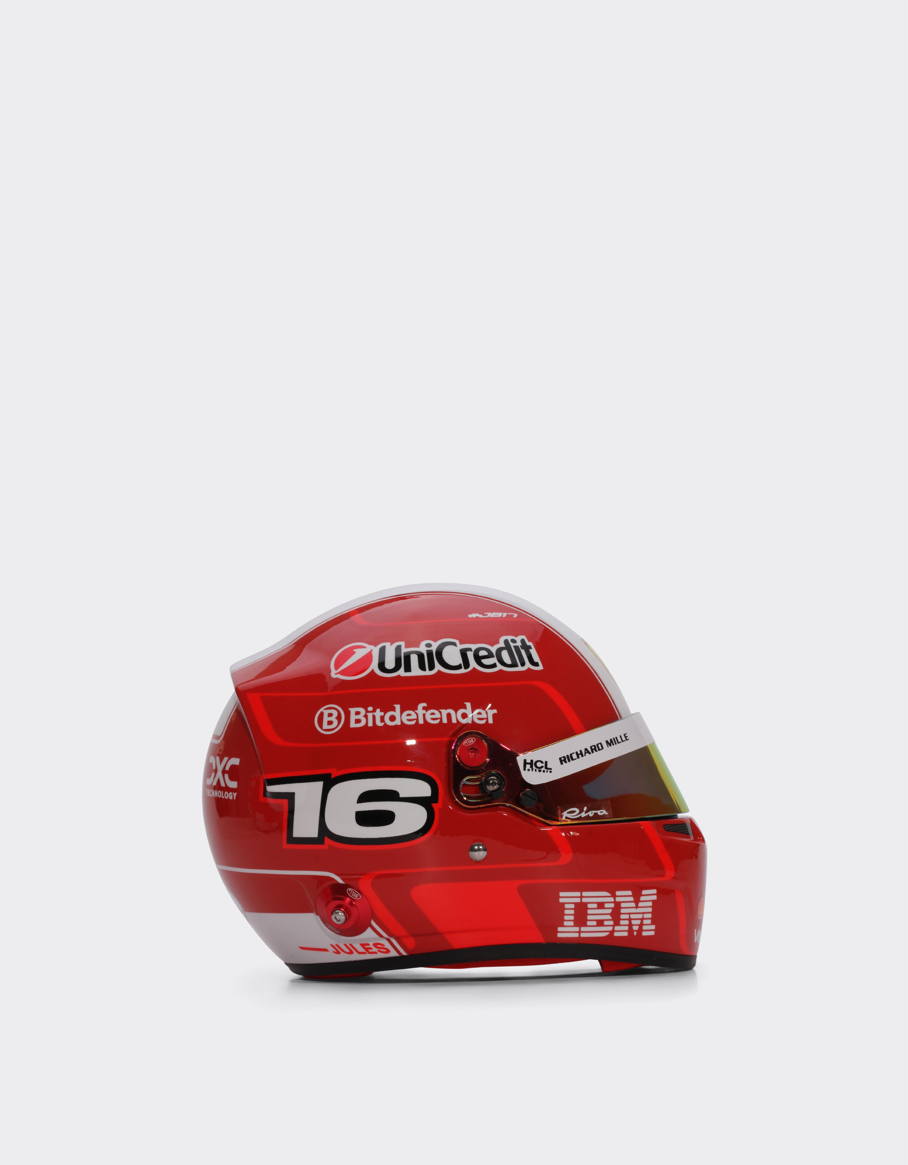 Ferrari Charles Leclerc Imola 2025 Special Edition mini helmet in 1:2 scale MULTICOLOUR LA07Wf