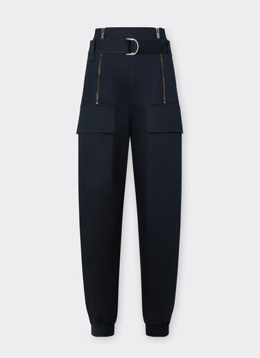 Ferrari Cargo trousers in organic cotton Navy 48501f