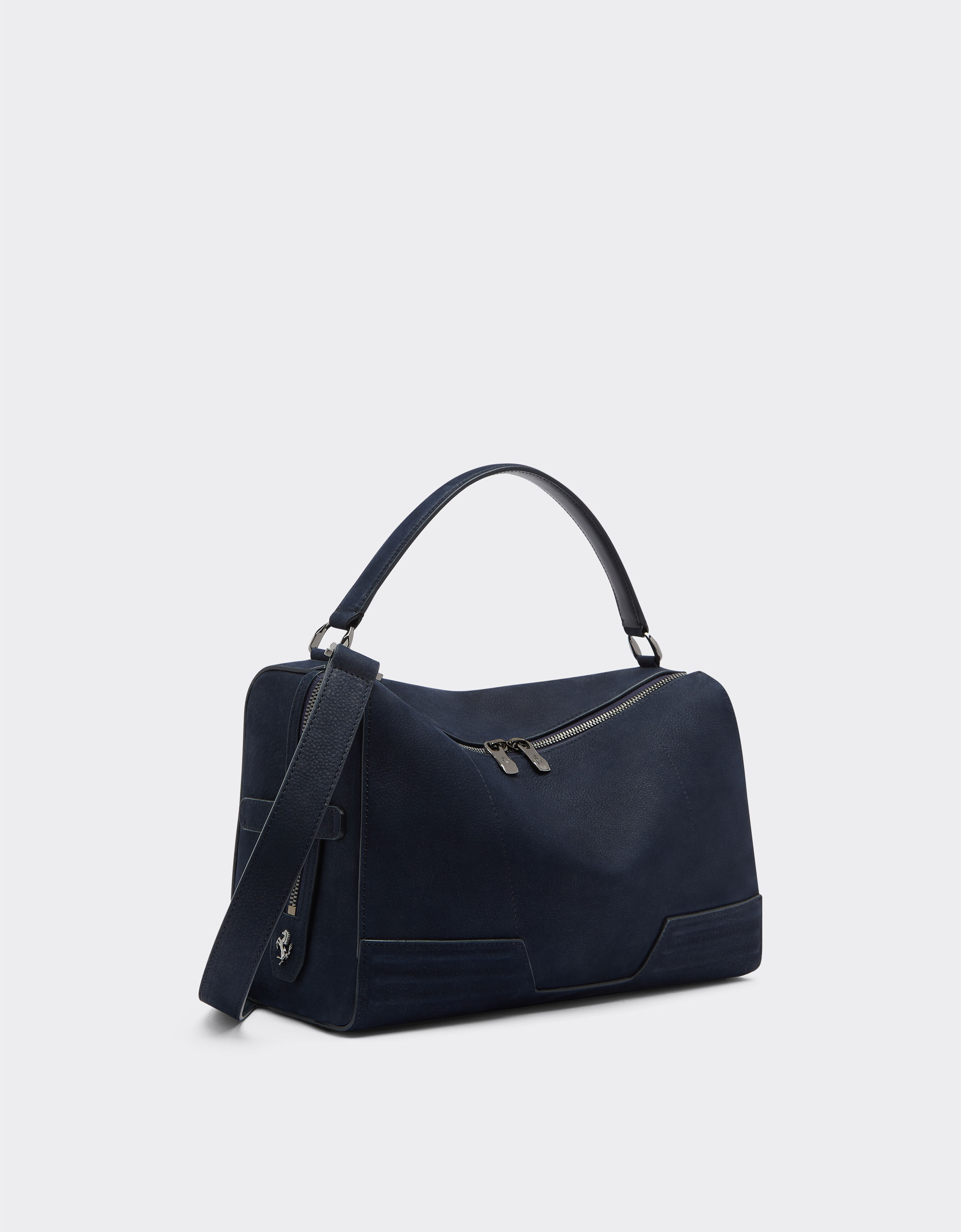 Ferrari Mini-Tasche Ferrari GT aus weichem Nubuk Navy 22116f