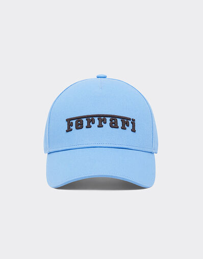 Ferrari Baseball cap con logo Ferrari ricamato Oxford Blue 22825f