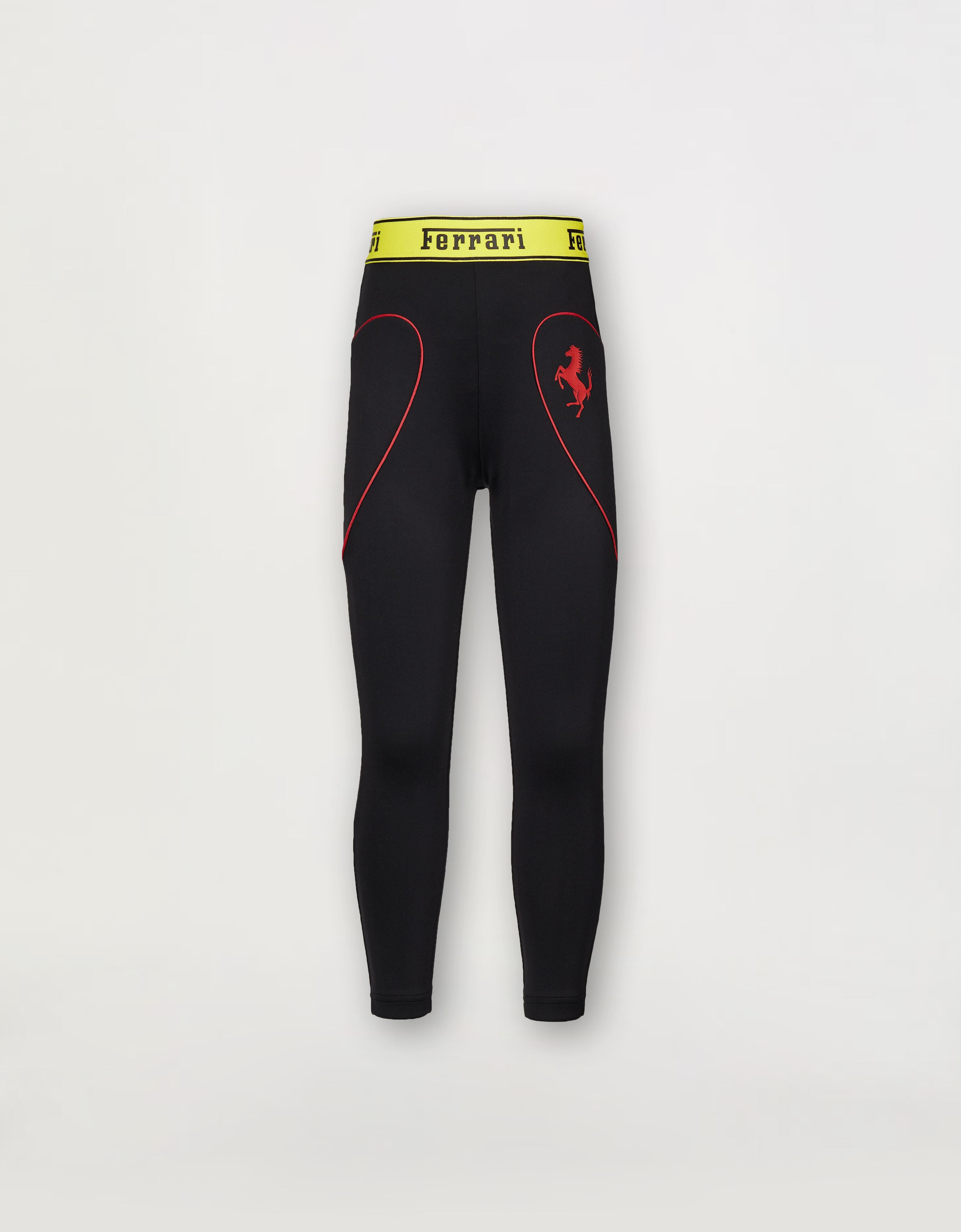 Ferrari 女童潜水面料打底裤 黑色 47170fK