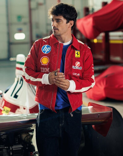 Ferrari Chaqueta Team Replica Puma para Scuderia Ferrari HP Monza 2025 Edición Limitada Racing red LA0BXf
