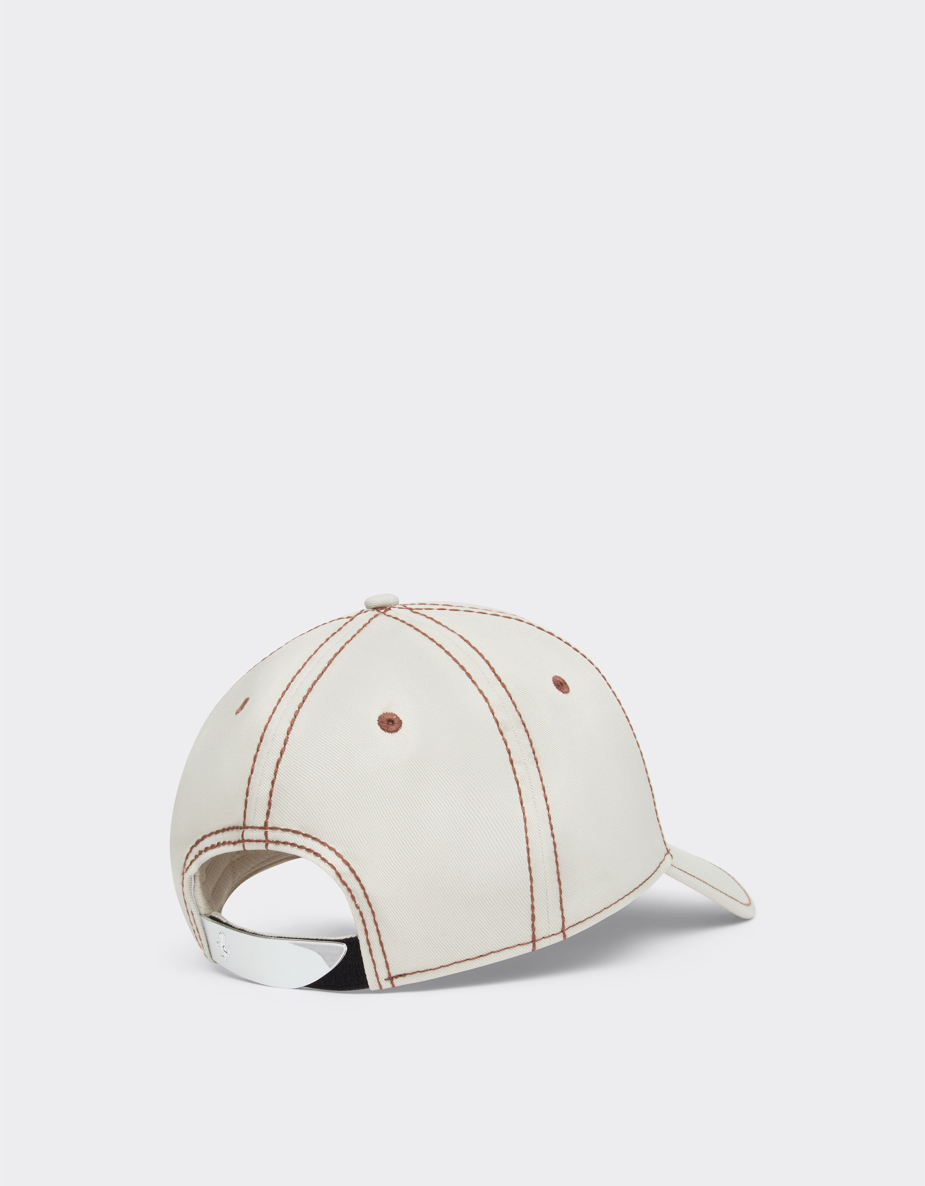 Ferrari Baseball cap with Ferrari logo Chalk 49116f