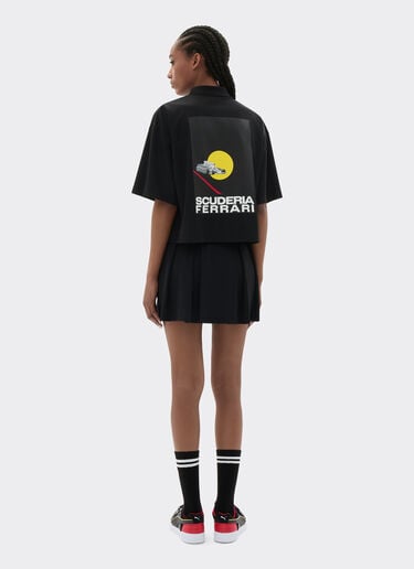  Polohemd mit Scuderia Ferrari-Grafik Nero SJWPO0043JCO0024f