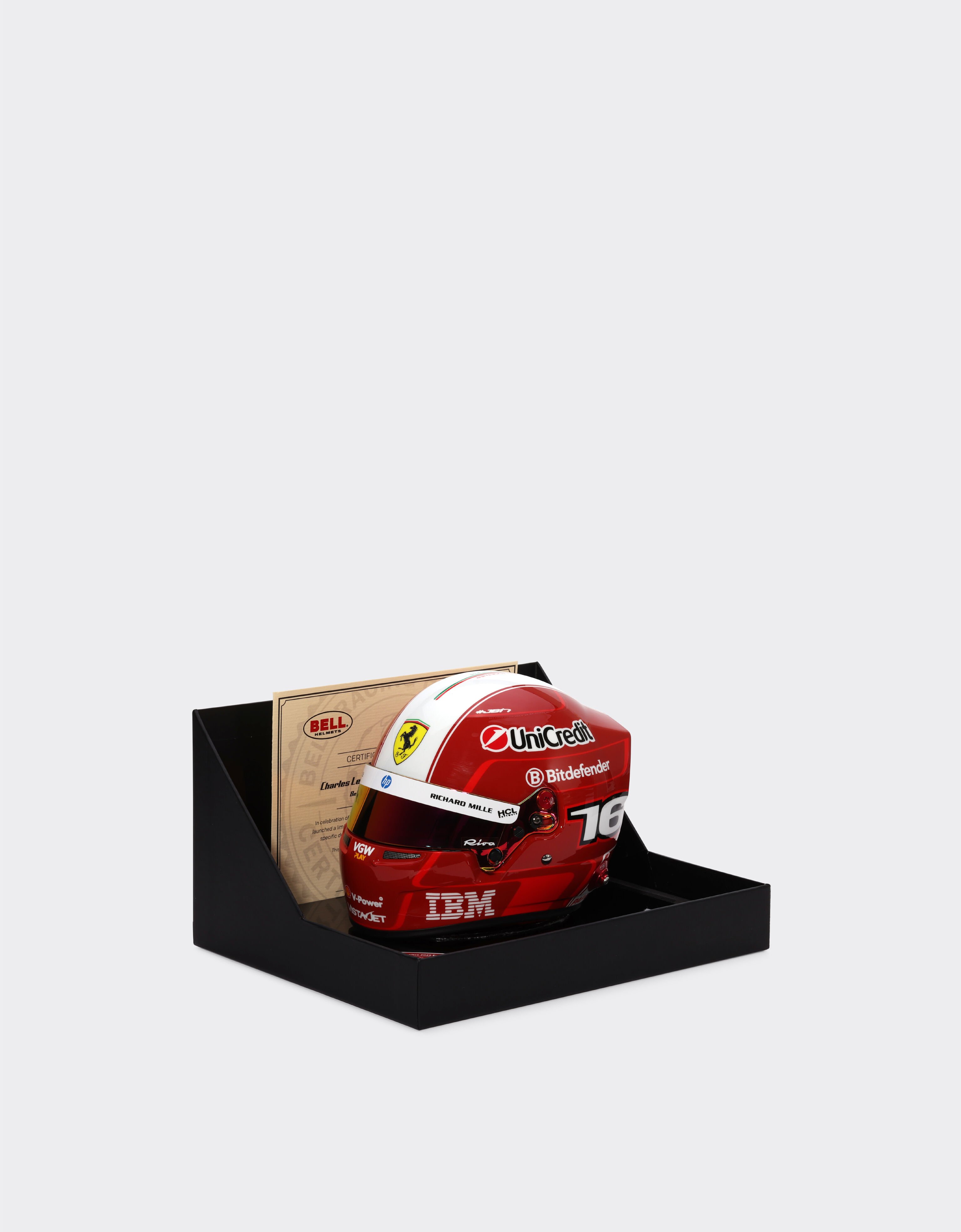 Ferrari Charles Leclerc Imola 2025 Special Edition mini helmet in 1:2 scale MULTICOLOUR LA07Wf