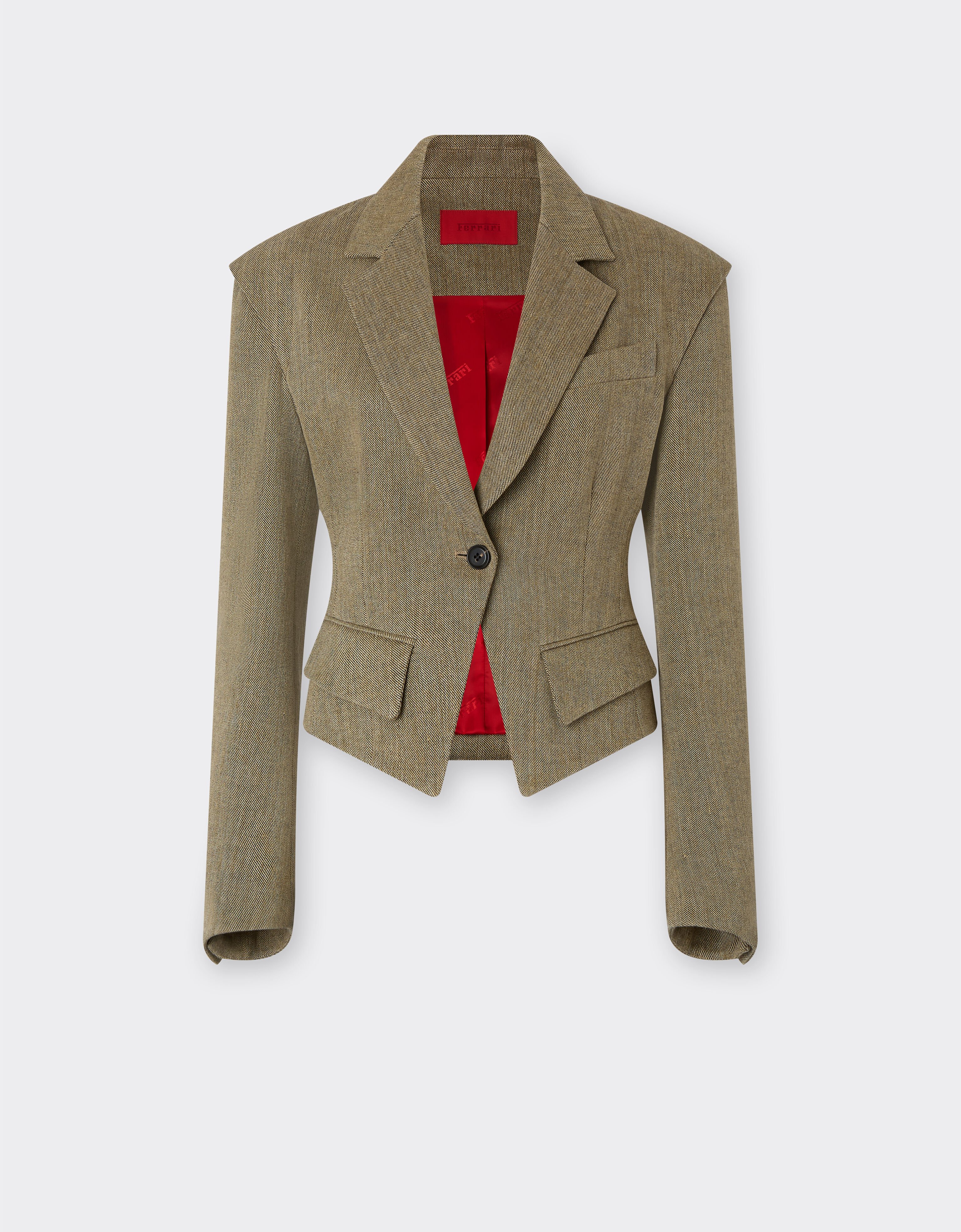 Délavé twill blazer Ferrari Délavé twill blazer Khaki Green 50049f