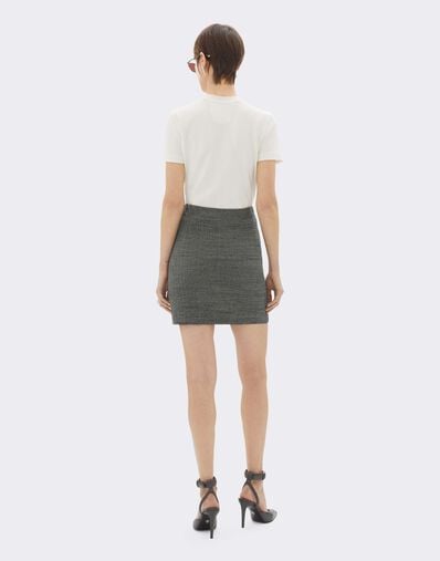Linen-blend mini skirt Ferrari Linen-blend mini skirt Grey CKWSK0007KLI0005f