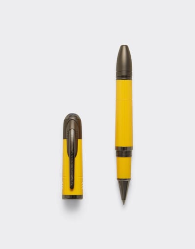 Ferrari Montblanc Great Characters Enzo Ferrari Special Edition Giallo Modena rollerball pen Yellow F1596f