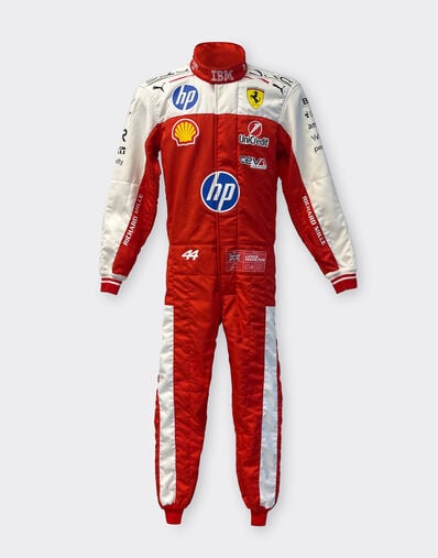 Ferrari Combinaison de course Hamilton Replica Scuderia Ferrari pour le GP d'Austin 2026 Rouge Racing LW0JU4119EXT0001f