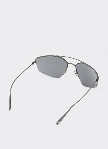 Ferrari Ferrari sunglasses in black titanium with grey polarised lenses Black Matt F1251f