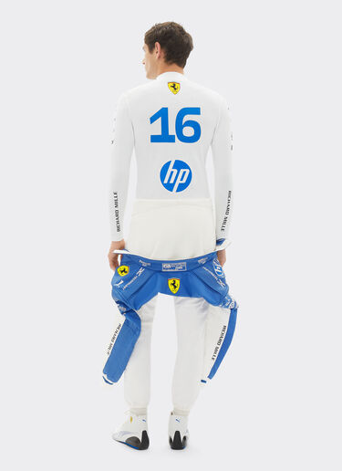 Ferrari Puma for Scuderia Ferrari Charles Leclerc racing undersuit Optical White LA08Yf