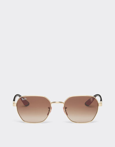 Ferrari Ray-Ban for Scuderia Ferrari 0RB3794M gold-tone sunglasses with gradient brown lenses Beige F1299f