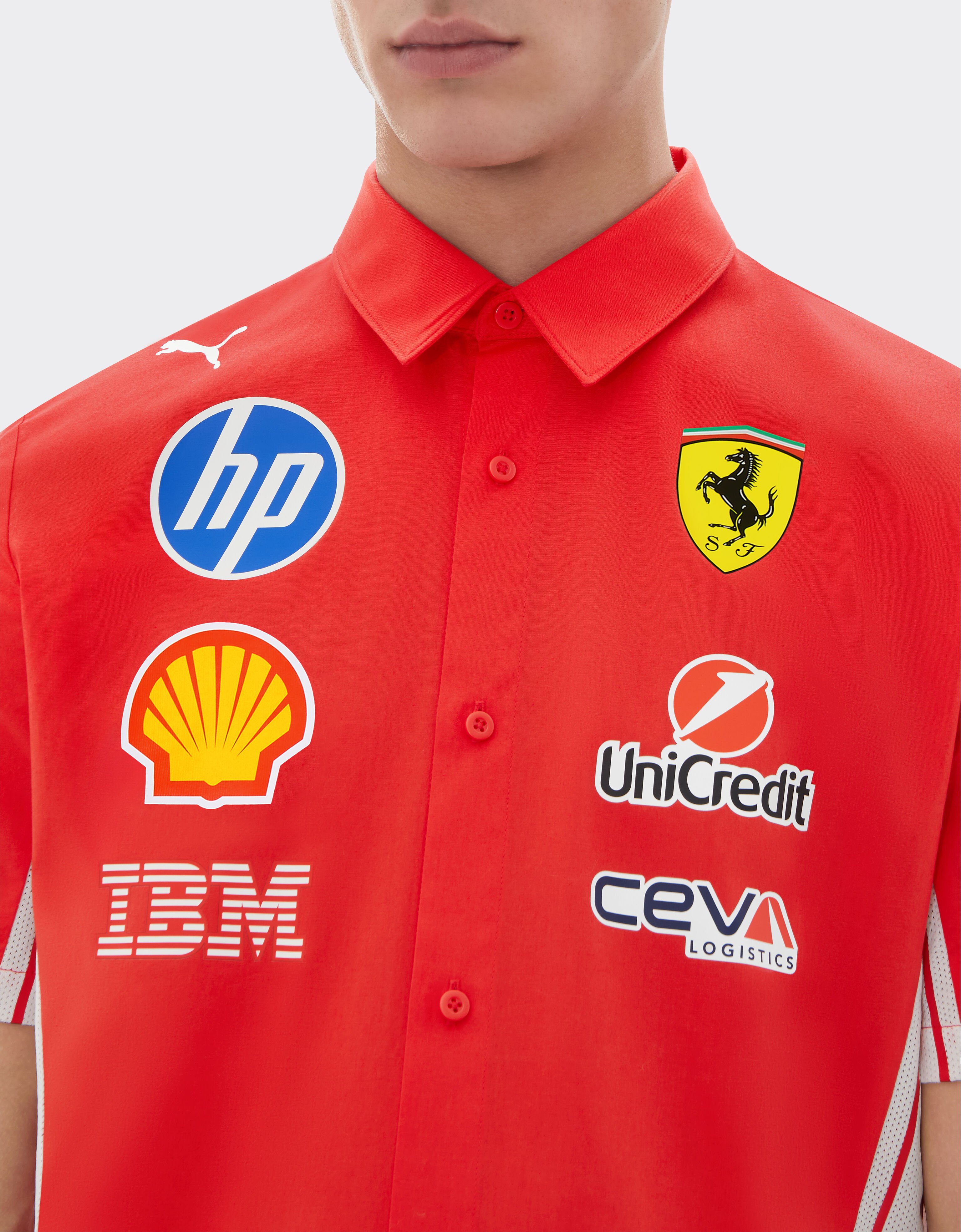 Ferrari Replica 2026 Puma for Scuderia Ferrari HP Shirt Red LA0HBf
