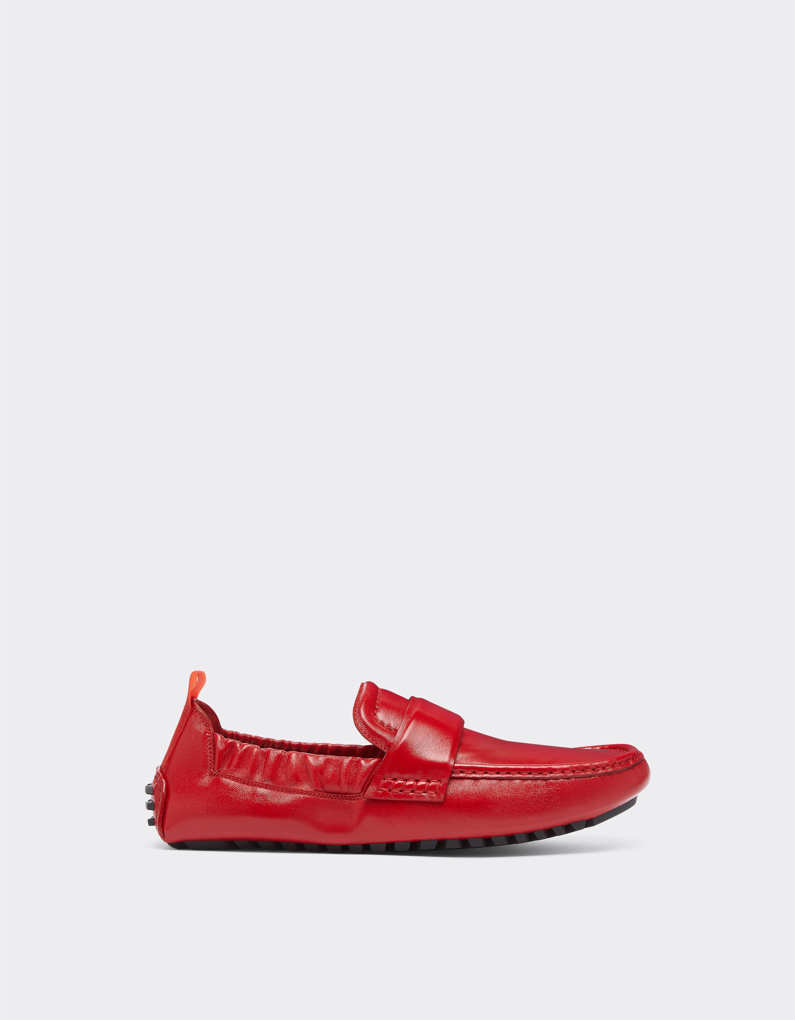 Ferrari Driver-Schuh aus Nappaleder Rosso Dino 21454f