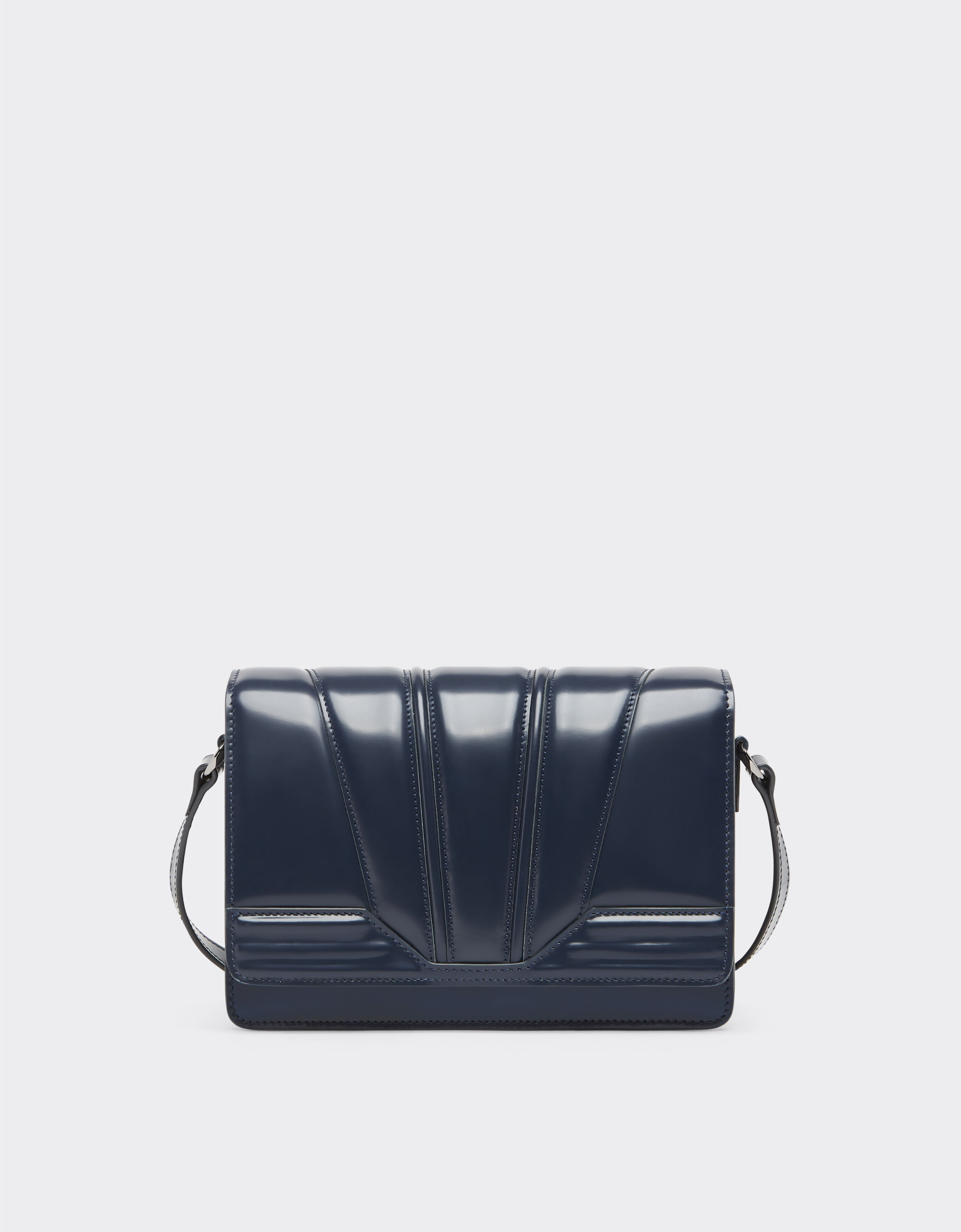 Ferrari Ferrari GT crossbody bag in brushed leather Navy 22113f