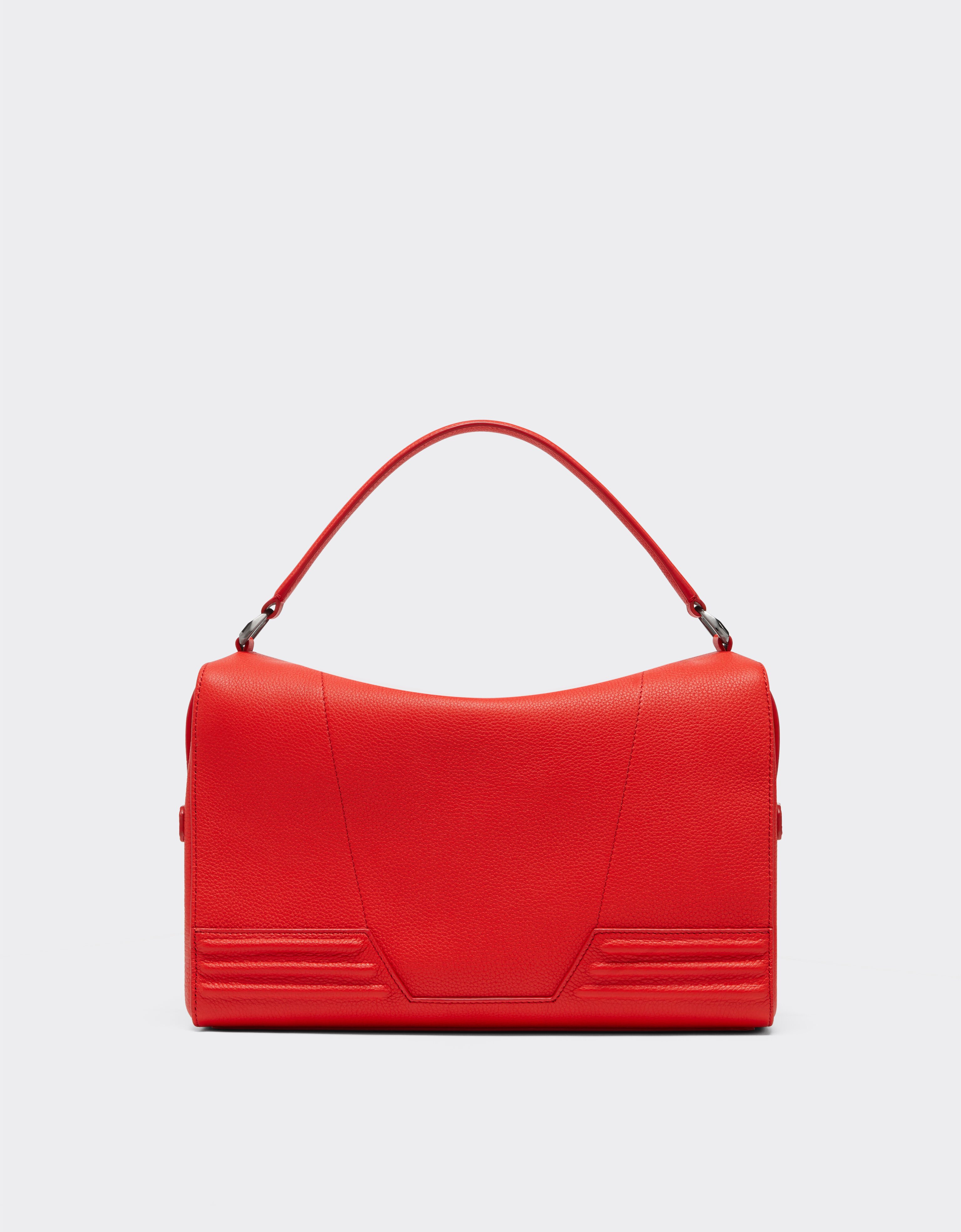 Ferrari Ferrari GT soft mini shoulder bag in tumbled leather Rosso Dino 21397f