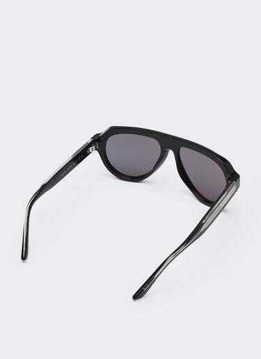 Ferrari sunglasses in shiny blackacetate with blue lenses Ferrari Ferrari sunglasses in shiny blackacetate with blue lenses Black LA0ETf