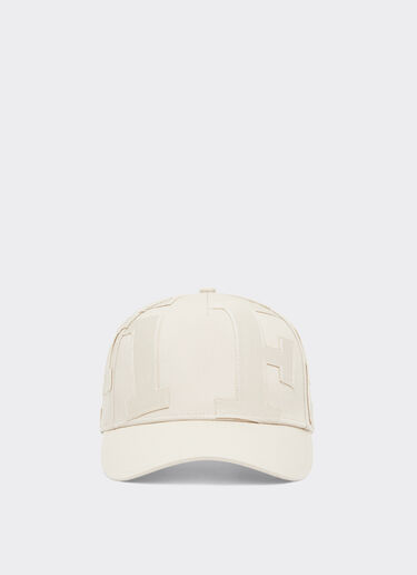 Ferrari Baseball cap with maxi Ferrari embroidery Ecru 21581f