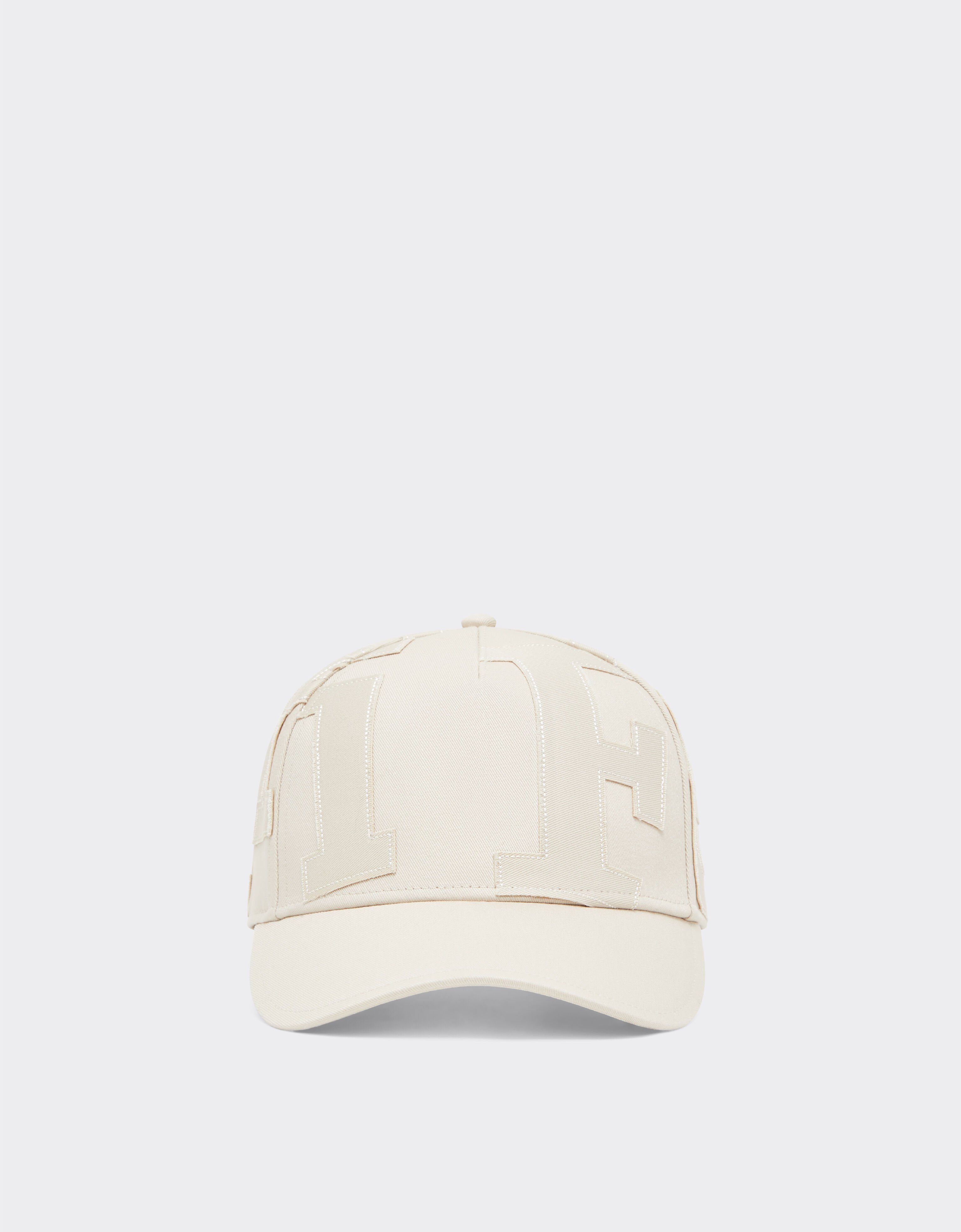 Ferrari Baseball cap with maxi Ferrari embroidery Ecru 21581f