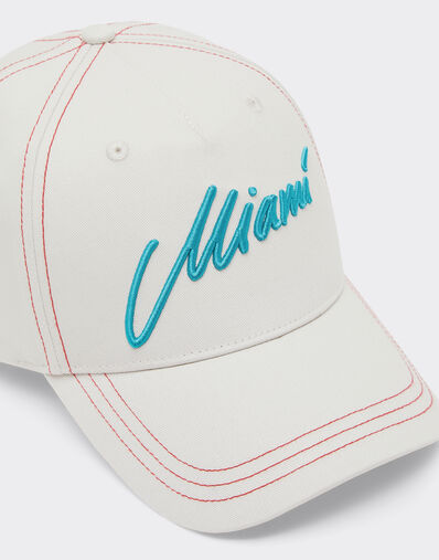 Ferrari Scuderia Ferrari Miami 2026 Baseball Cap Avorio SANCP0023HMM0029f