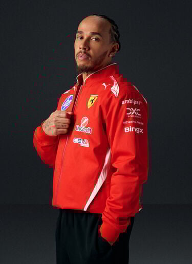 Ferrari Replica Drivers Authentic 2026 Bomber Jacket Puma for Scuderia Ferrari HP Red LA0H1f
