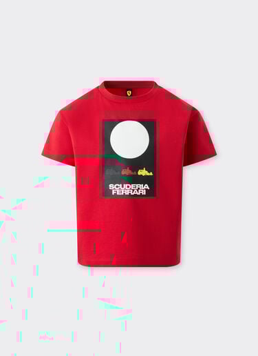  T-shirt con grafica Scuderia Ferrari Rosso SJBTH0059JCO0021f
