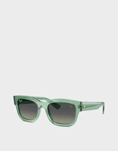 Ferrari Ray-Ban for Scuderia Ferrari RB2228M トランスペアレントグリーンアセテート グレーグラデーションレンズ Verde Albero LA0JIf