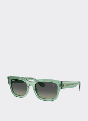Ferrari Ray-Ban pour Scuderia Ferrari RB2228M en acétate vert transparent avec verres gris dégradés Verde Albero LA0JIf