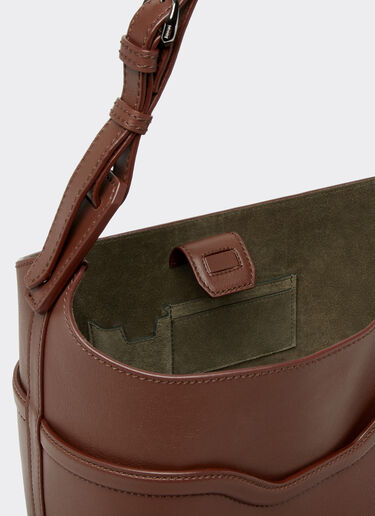 Ferrari Bucket bag in tumbled leather Hide 21986f