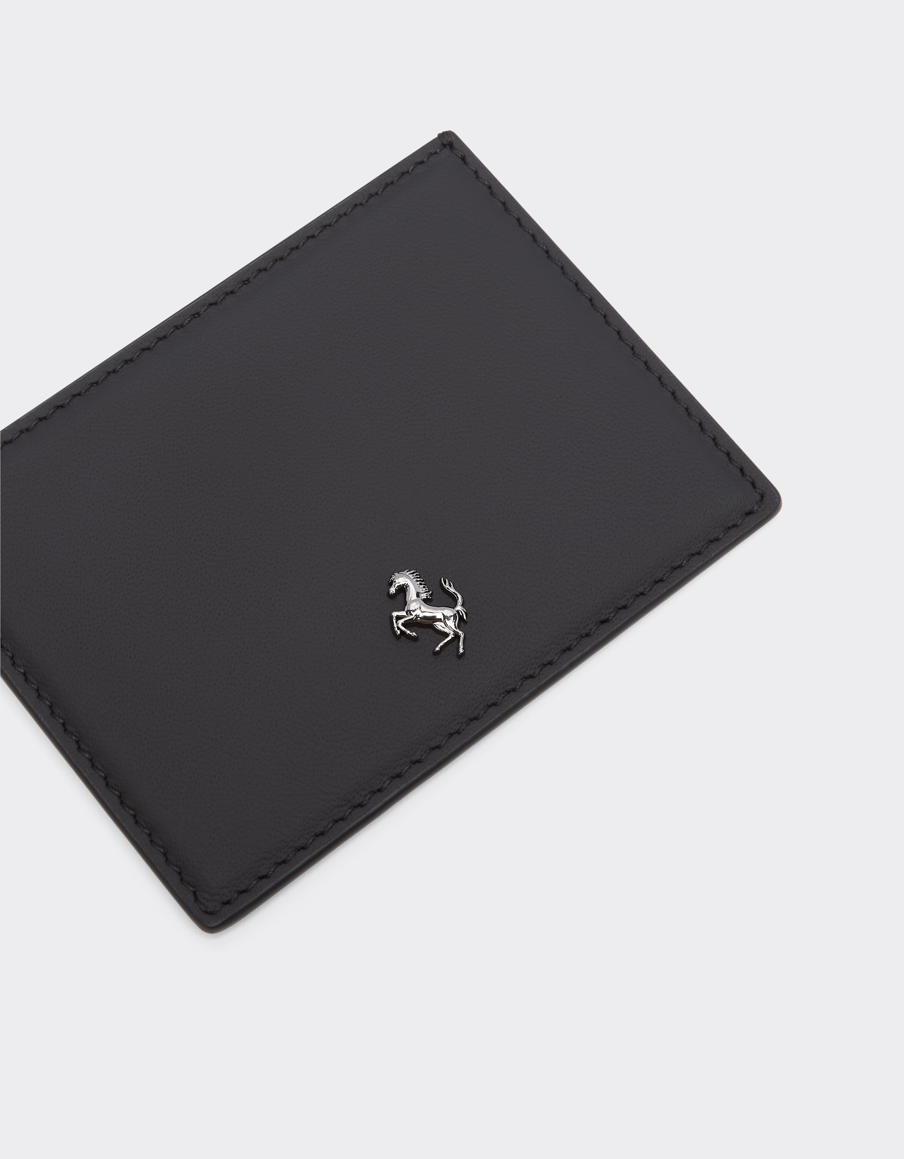 Ferrari Porte-cartes en cuir Second Life Noir 21435f