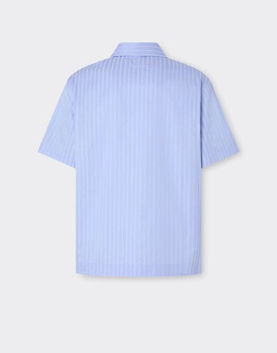 Ferrari Cotton shirt with Ferrari Monogram pattern Oxford 50071f