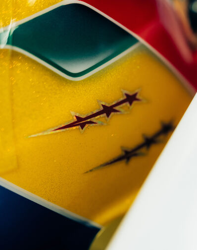 Ferrari Lewis Hamilton Silverstone Special Edition 2026 Mini Helmet, 1:2 Scale Multicolore LO0R2673EXT0001f