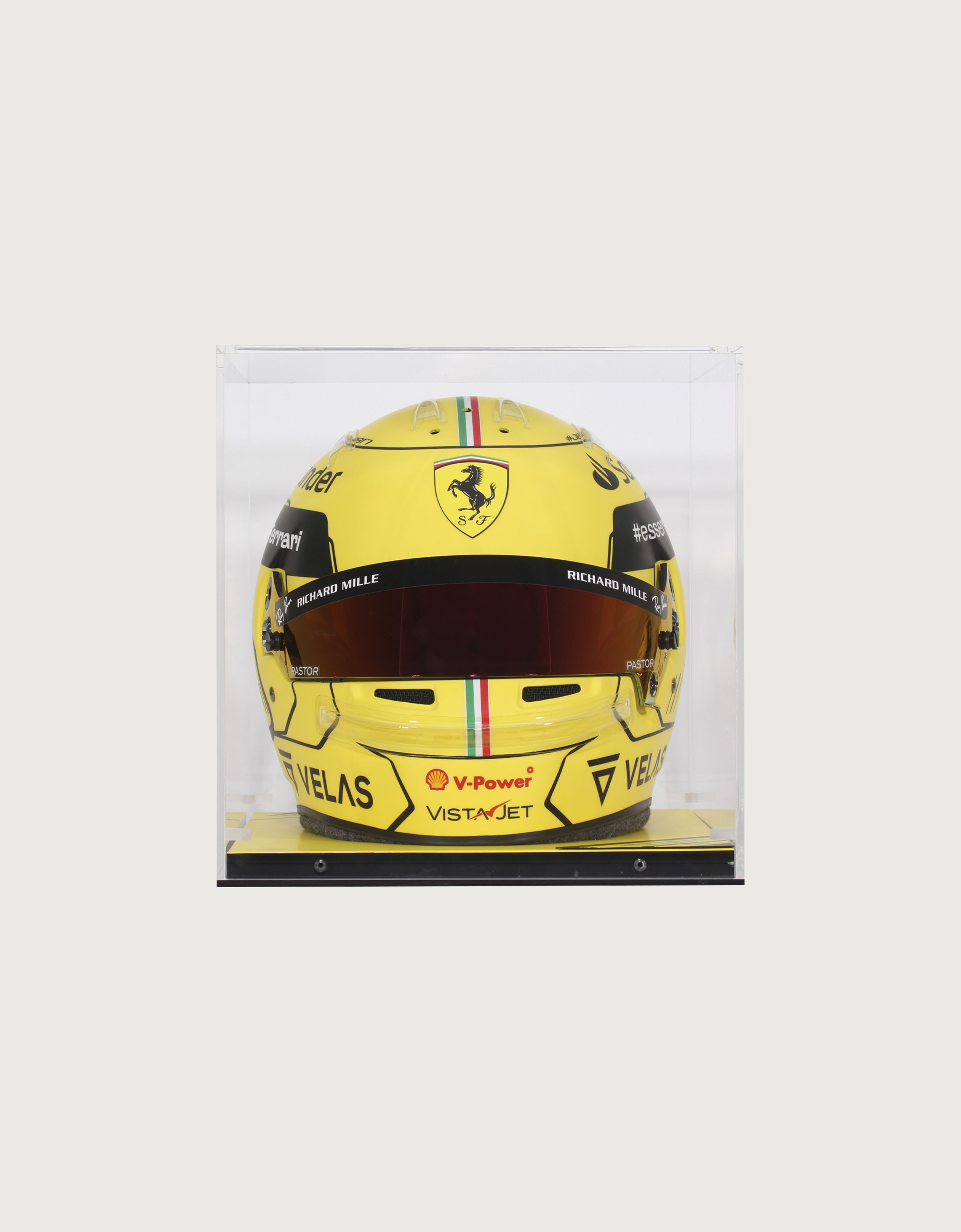 Ferrari Charles Leclerc Giallo Modena Special Edition helmet in 1:1 scale MULTICOLOUR F1067f