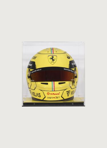 Ferrari Charles Leclerc Giallo Modena Special Edition helmet in 1:1 scale Yellow F0652f