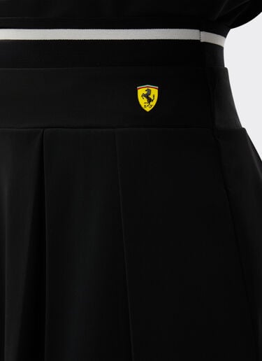  Minirock aus technischem Piqué Nero SKWTR0001KWO0003f