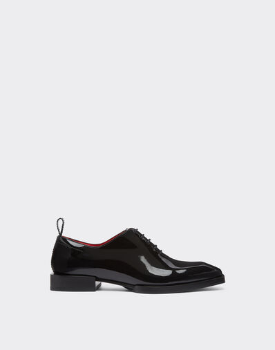 Ferrari Oxford shoe in coated leather Black 22011f
