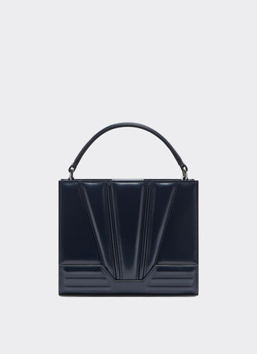 Ferrari Bolso tote Ferrari GT de piel micro cepillada Navy 21463f