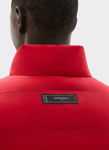  Quilted nylon vest with Ferrari Scudetto Rosso SWMVT0001WNY0003f
