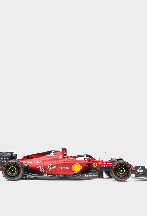 Ferrari 1:8 scale Charles Leclerc Ferrari F1-75 model Rosso Corsa 20168f