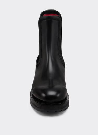 Chelsea ankle boot in matte leather Ferrari Chelsea ankle boot in matte leather Black 22739f