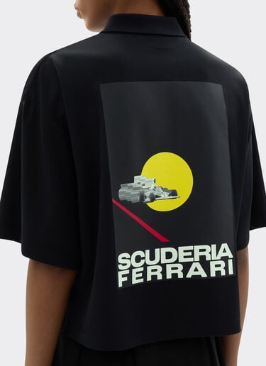  Polohemd mit Scuderia Ferrari-Grafik Nero SJWPO0043JCO0024f